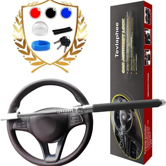 Tevlaphee Car Antitheft Lock - Universal Fit - Picture 1 of 4